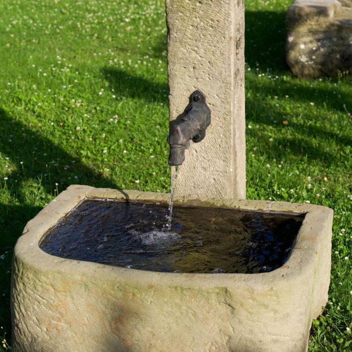 Historischer Brunnen mit Säule
